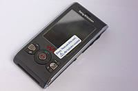 Мобільний телефон слайдер Sony Ericsson W595 на одну сім-карту, з диктофоном, радіо/ Чорний