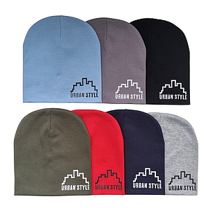 Красива Шапка подвійна трикотажна для хлопчика, Весняні осінні шапки для дітей 4 5 6 7 років