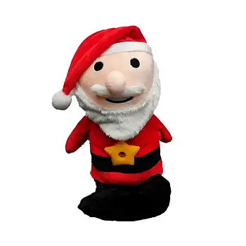 Дитяча іграшка плюшева Дід Мороз нічник-проектор зоряного неба Star Bellу Dream Lites