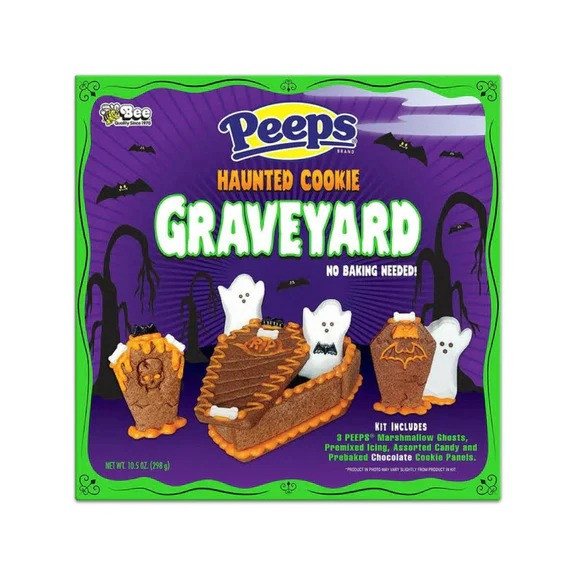 Печиво на Геловін Peeps Haunted Cookie Graveyard Halloween Candy 298g