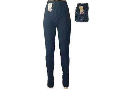 Лосіни піділток безшовні махра чорні р.2XL ТМ Ласточка FG