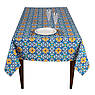 Скатертина з бавовни прямокутна з тефлоном "Вітражі" Villa Grazia Premium 160х200 см, фото 2