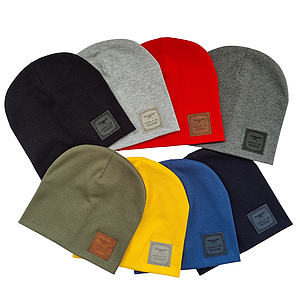 Шапка дитяча демісезонна трикотажна для хлопчика 4 5 6 7 років Дитячі шапки подвійні на 4 5 6 7 років хлопчику