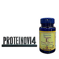 Витамин Е Puritans Pride Vitamin E 90mg (200IU) 100 капсул витамины и минералы биодобавки