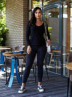 Жіночий светр великого розміру (чорний) 3107231 56-58