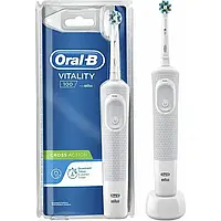 Электрическая зубная щетка Braun Oral-B Vitality 100 White CrossAction (D100.413.1White) Б3763-б