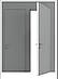 Двері міжкімнатні прихованого монтажу Smart Invisible з білим ПВХ торцем (Розмір 620/720/820мм) ABWEHR (МЖД), фото 2