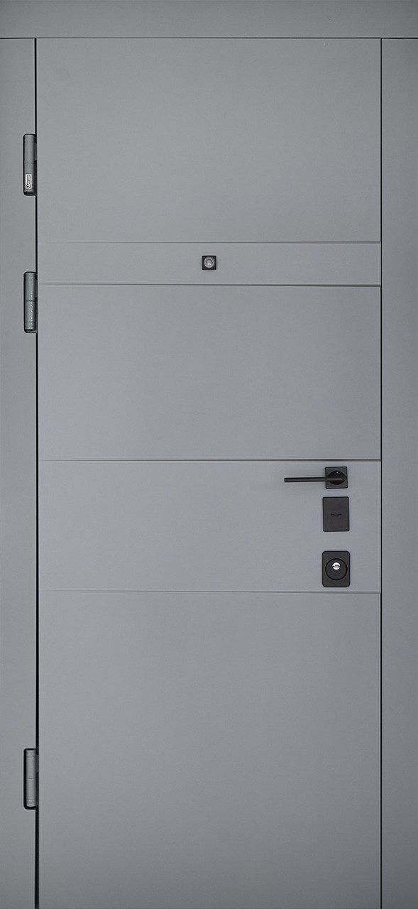 Двері вхідні в квартиру трьохконтурні модель Moderna комплектація Grand ABWEHR (493)