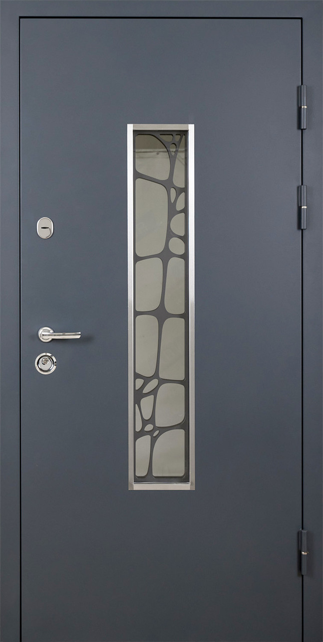 Двері вхідні вуличні модель Solid Glass комплектація Defender ABWEHR (408)