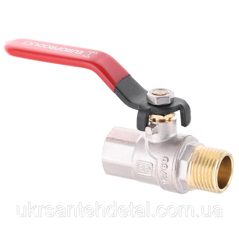 Кран 1/2" ВН PN40 Ду 15 Europroduct (Чехія) Ручка