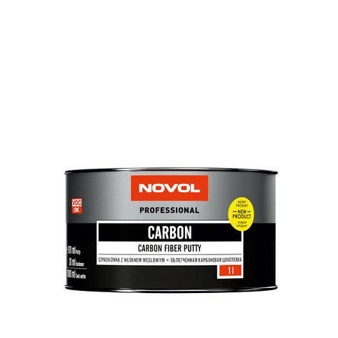 Шпаклівка полегшена карбонова NOVOL CARBON 1л, фото 1