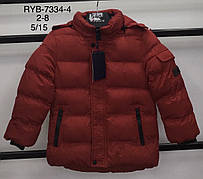 Куртки зимові на хлопчика гуртом, Nature, 2/3-6/7 рр. арт. RYB-7334-4
