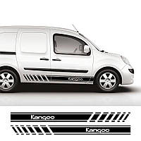 Наклейка плотерная 2* пороги RENAULT KANGOO 190*15 см цвет на выбор как и размер