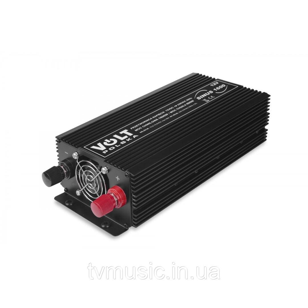Перетворювач напруги Volt Polska SINUS 1600 12V/230V 800/1600W, фото 1