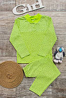 Піжама для дівчинки на кнопці Зелений Носи Своє (6077-024-5-v11)