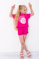 Комплект для дівчинки (футболка+шорти) Рожевий Носи Своє (6243-057-33-1-v0)