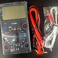 Мультиметр цифровой Digital DT700C звуковой, температурный с большим дисплеем