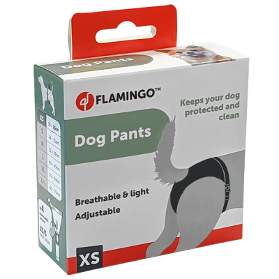 Гігієнічні труси для собак Flamingо (Фламінго) Dog Pants Sasha з комплектом прокладок (XS)