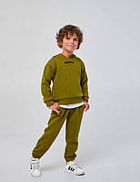 Детский костюм (толстовка+брюки) | Футер с микроплюшем | 104, 110, 116, 122, 128, 134, 140 | Тепло и стильно