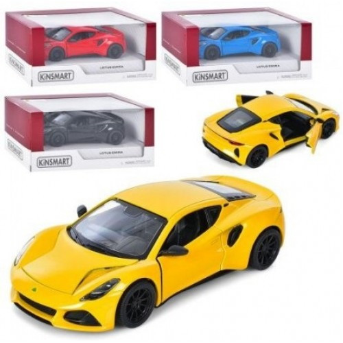 Машинка метал KINSMART KT5441W LOTUS EMIRA 5 метал.інерц.відкр.дв.4кол.кор.16*7 5*8см