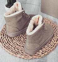 Уги жіночі зимові 8 пар у ящику коричневого кольору 36-41, фото 2