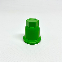 Пластиковый колпачок на колесную гайку 32 Зеленого цвета