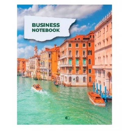 Канцелярська книга А4 Business notebook-2 96 арк обклад-м яка клітинка Венеція ТМ АртПринт (1), фото 1
