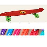 Скейт PENNY BOARD SC20462 56*15 см колеса PU світло 7 кольорів мікс