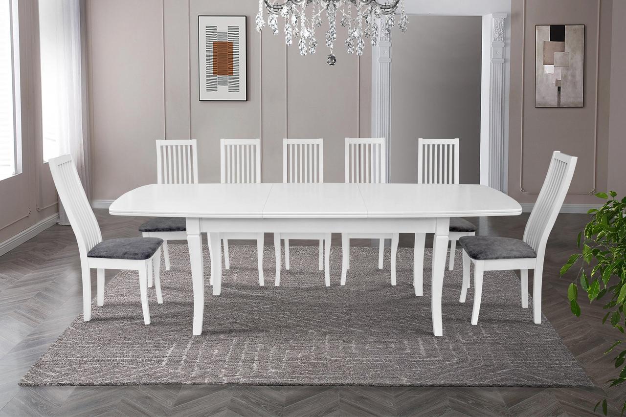Стіл обідній Квартет 180-230 см (білий), фото 1