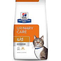 Hills Prescription Diet Urinary Care s/d Chicken 1,5 кг лечебный сухой корм для котов (048700-21) BE