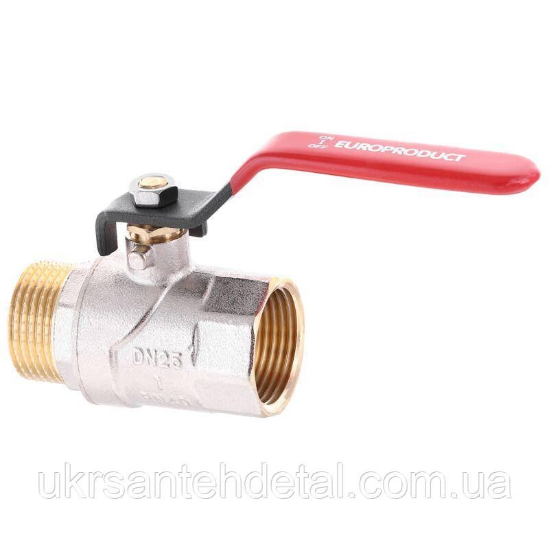 Кран 1" ВН PN40 Ду 25 Europroduct (Чехія) Ручка