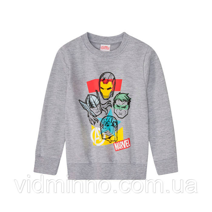 Джемпер світшот Marvel на хлопчика р.98-104 - 2-4 роки, месники, фото 1