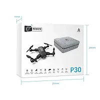 Квадрокоптер P30 max 4K DRONE BLACK 1080P мощный и быстрый , Летающий квадрокоптер с видеокамерой мощный