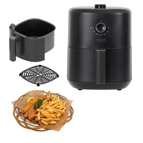 Мультипечь и мультиварка 3,0 литра Air fryer Adler AD 6310 (Аэрогриль с механическим управлением) - фото 6 - id-p1963607215