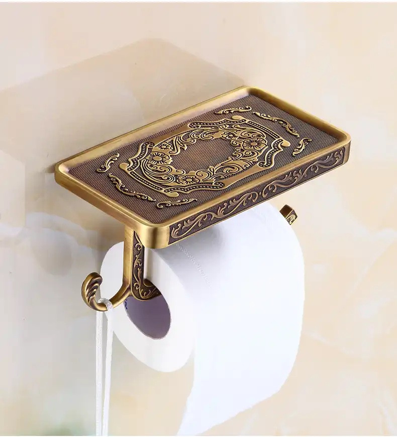 Паперова скринька з поличкою DECO R155 Бронза