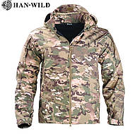 Тактична куртка Han Wild Soft Shell Мультикам Софтшел