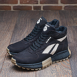 Чоловічі теплі зимові стильні черевики  з натуральної шкіри Reebok model-R16 Розміри 40,41,42,43,45, фото 5