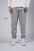 Чоловічі спортивні штани (сірі) демісезонні якісні затишні комфортні sKor48
