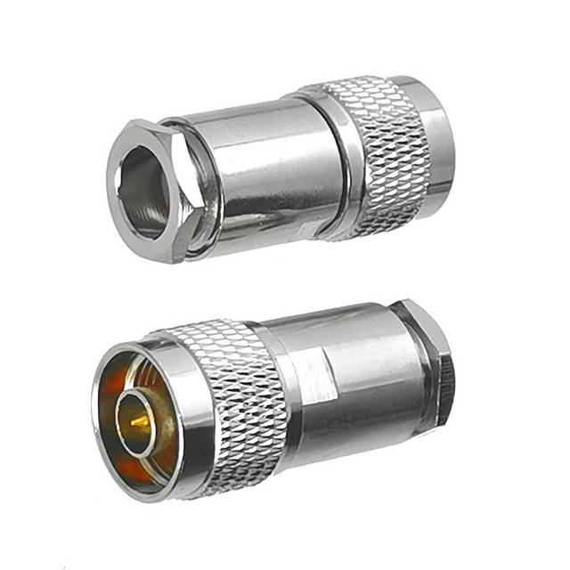 Разъем N type Male (папа, штекер) резьбовой на кабель RG-8 RG-213