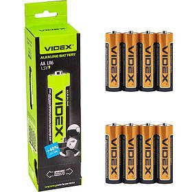 Батарейка VIDEX LR6/AA 2pcs SHRINK CARD