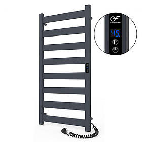 Електрична рушникосушка Flyme EF Bond R (терморегулятор + таймер) колір графіт, права