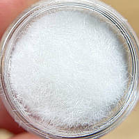 Кашемір для дизайну нігтів, колір білий