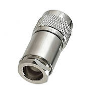 Роз'єм N type Male (тато, штекер) різьбовий на кабель RG-8 RG-213 LMR400 SYV-50-7 7D-FB 8D-FB, зручний монтаж, фото 4