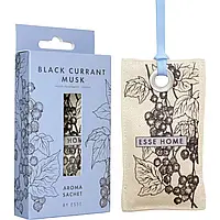 Ароматическое саше для шкафа с ароматом Черной смородины и Мускуса Esse Home Black Currant Musk 20g