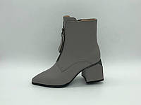 Шкіряні черевички на підборах. Ботильйони. Erisses. Розміри: 33, 34, 35 (бежеві), 33, 34 (чорні)