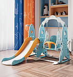 Ігровий комплекс 3в1 Terrio “Space” червоно-синій, фото 2