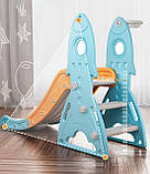 Ігровий комплекс 3в1 Terrio “Space” червоно-синій, фото 6