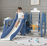 Ігровий комплекс 3в1 Terrio “Trainy” синьо-біла, фото 2