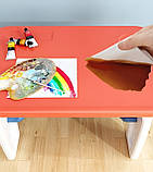 Дитяча парта з стільцем Terrio “Study” жовто-синій, фото 3