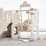 Дитячий ігровий комплекс 4в1 Terrio “Safari” кавовий, фото 5